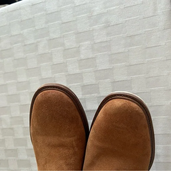 Warfield & Grand Suede Menlo Loafers in Rust - www 